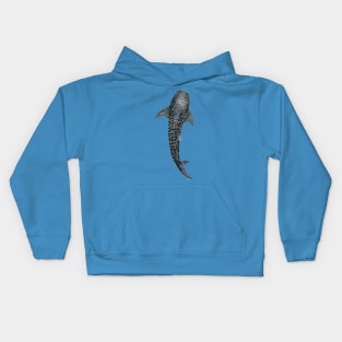 Whale shark Rhincodon typus Kids Hoodie